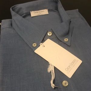 Gran Sasso Wool Button Up